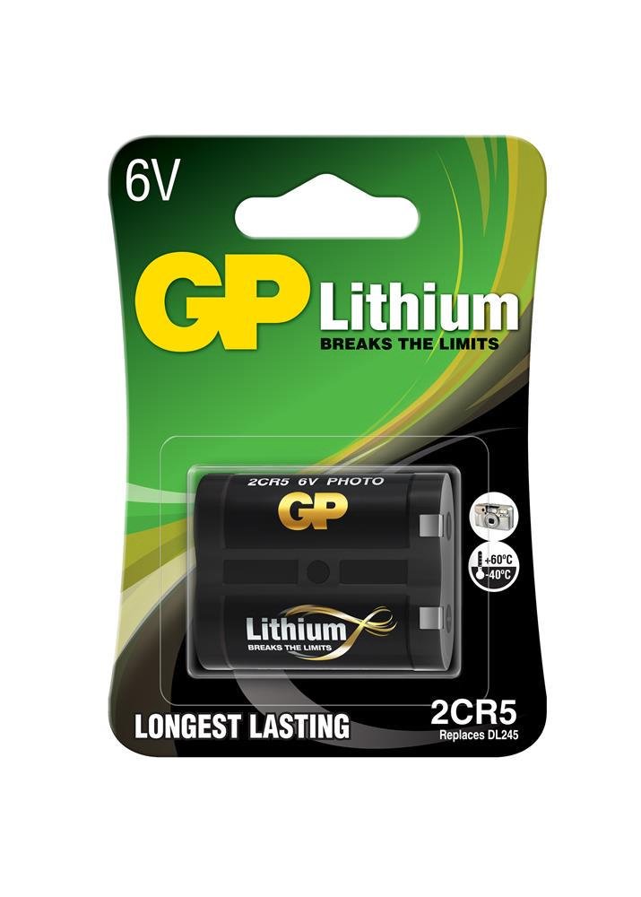 Gp 2CR5 6V Lityum Pil Fotoğrağ Makinesi Pili