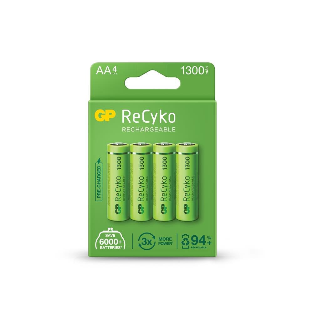 GP GP130AAHCEMTR Şarjlı Kalem Pil AA 1300 mAh x 4 Lü Paket