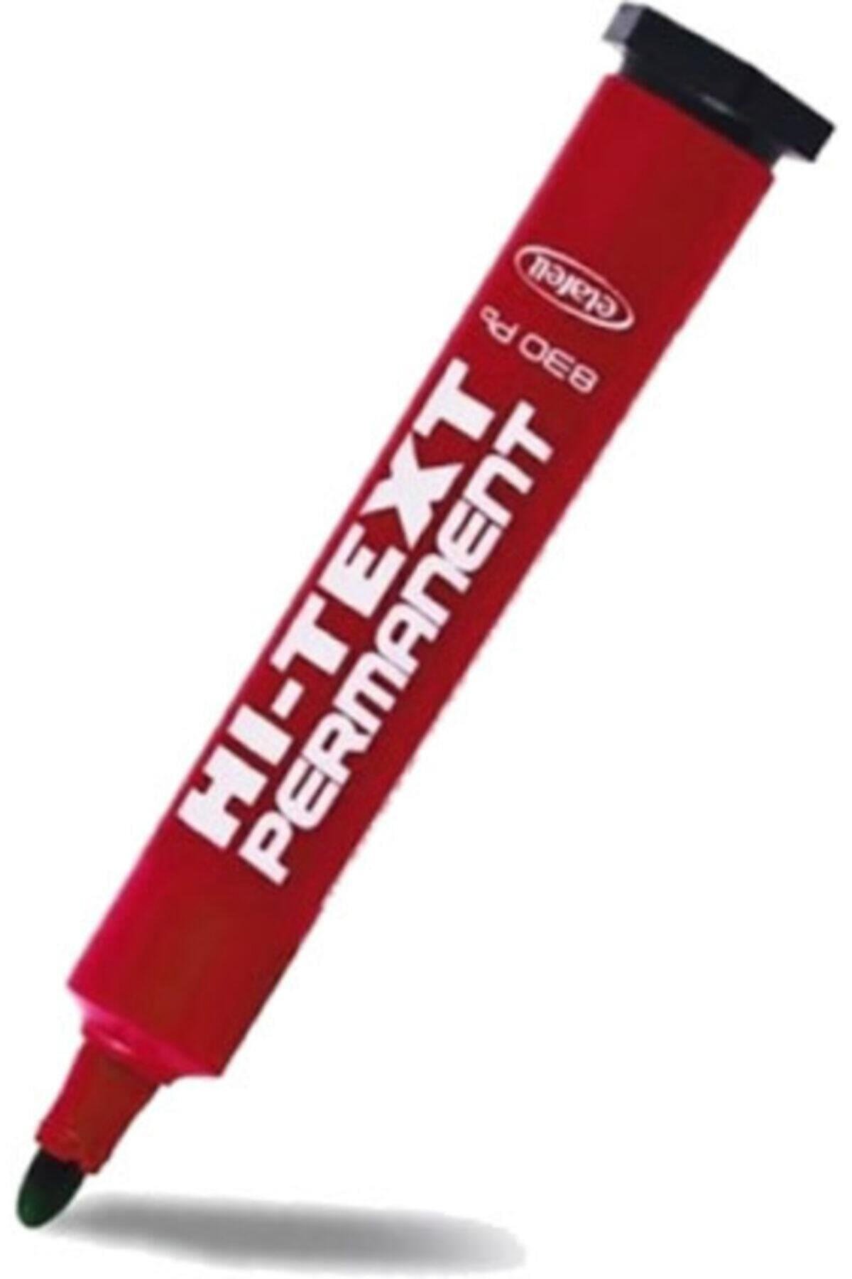 Hi-Text Markör Yuvarlak Uçlu Kırmızı 830PB
