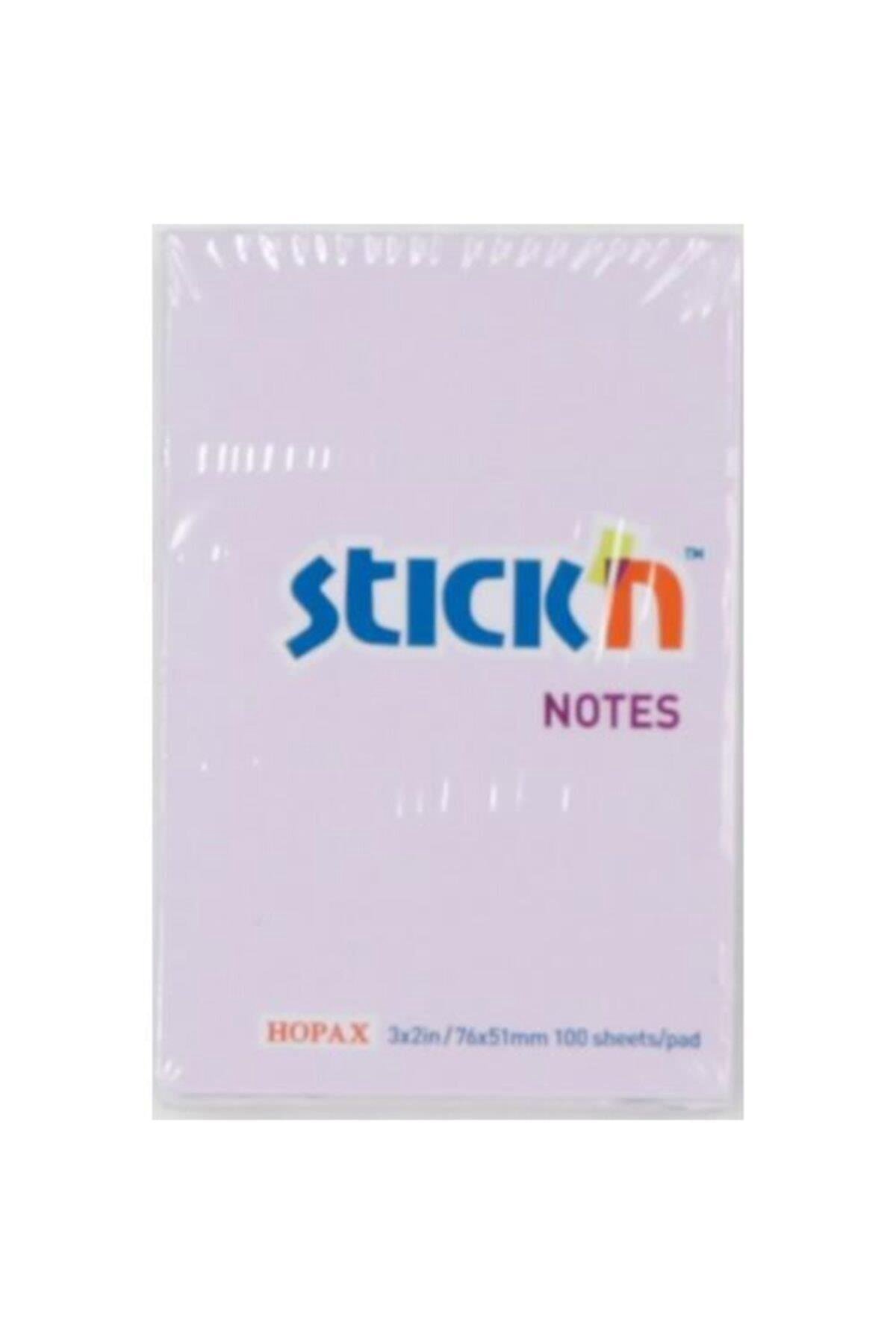 Hopax Stıckn Yapışkanlı Not Kağıdı 76x51 Mm Pastel Lila 100 Yaprak