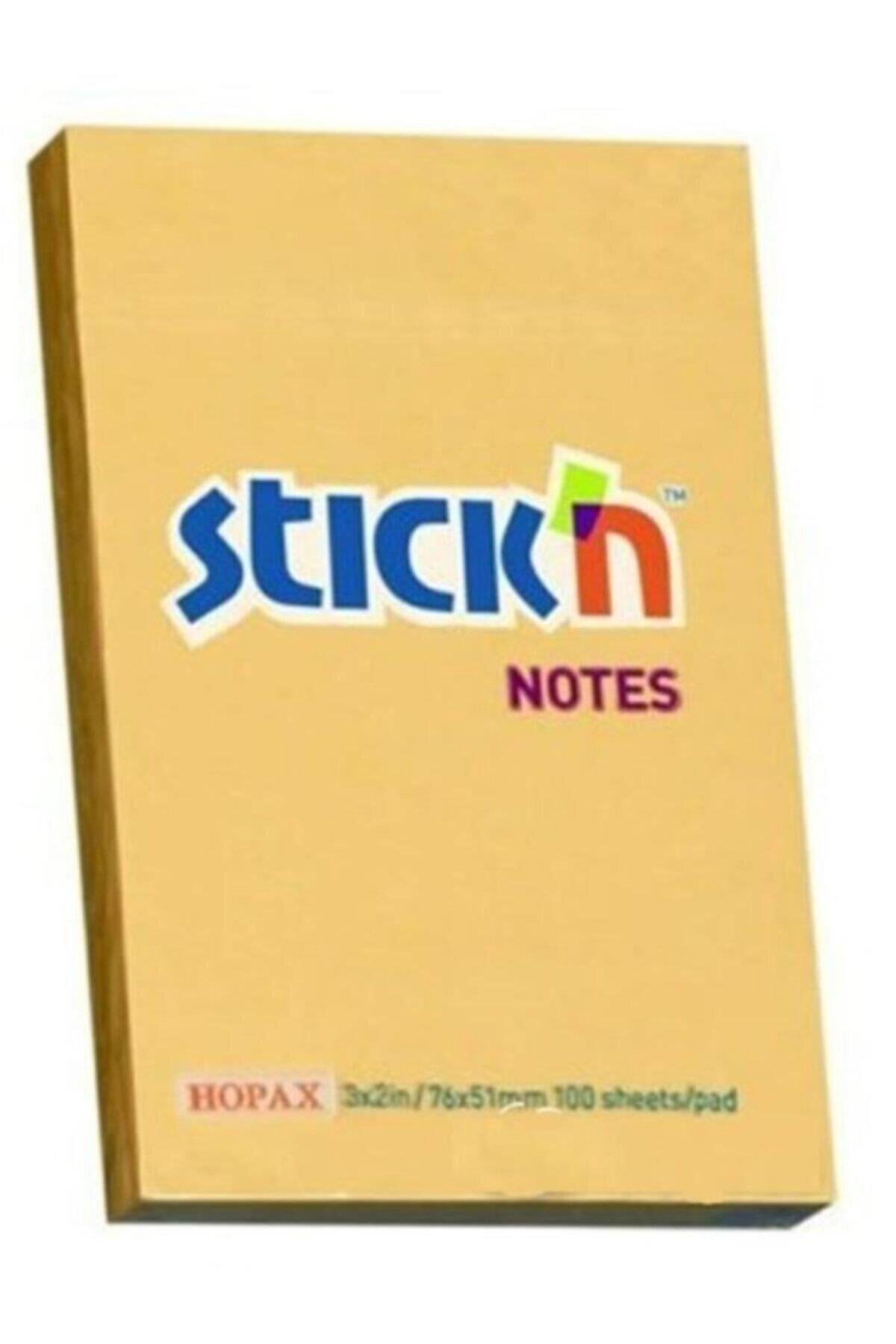 Hopax Stıckn Yapışkanlı Not Kağıdı 76x51 mm Pastel Kavun İçi 100 Yaprak