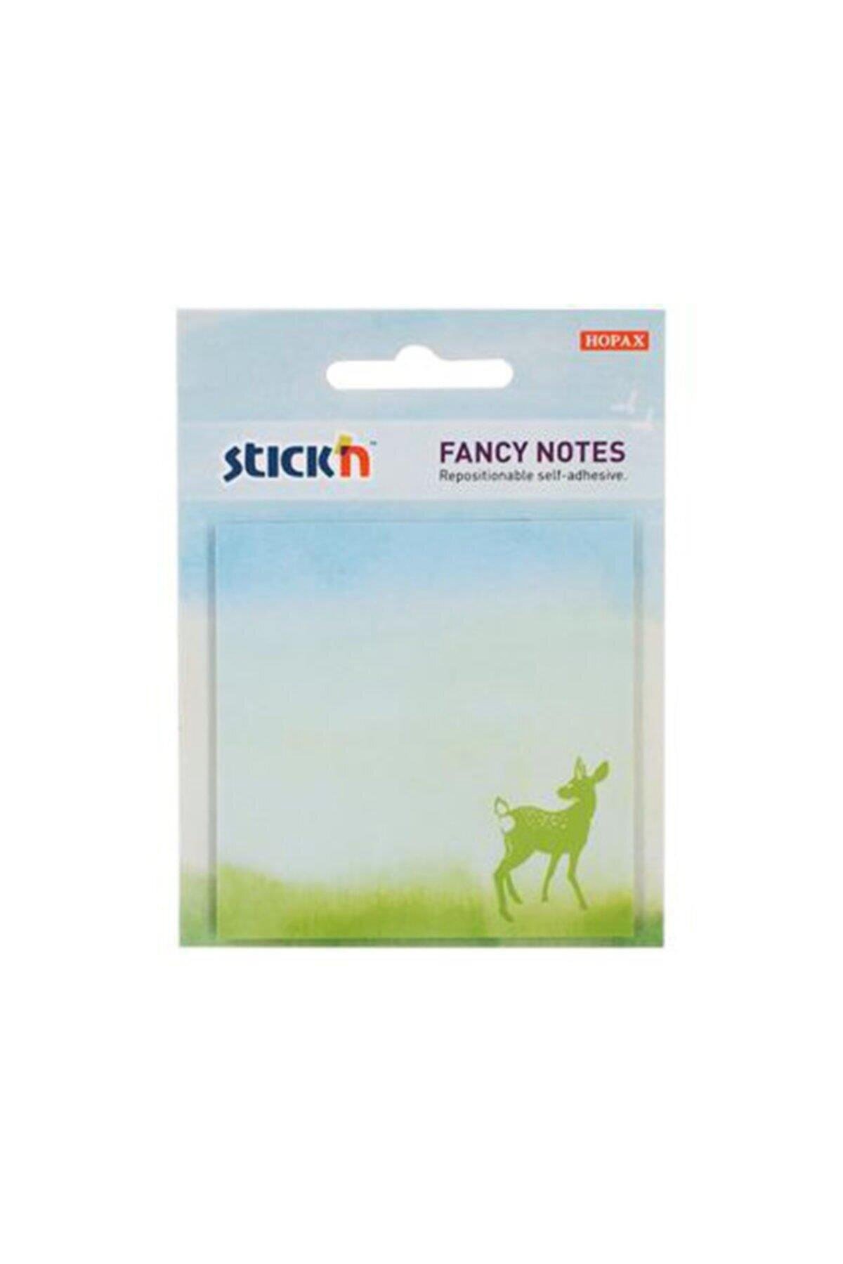 Hopax Stickn Yapışkanlı Not Kağıdı Fancy 1.seri 30 Yaprak 76x76 Mm