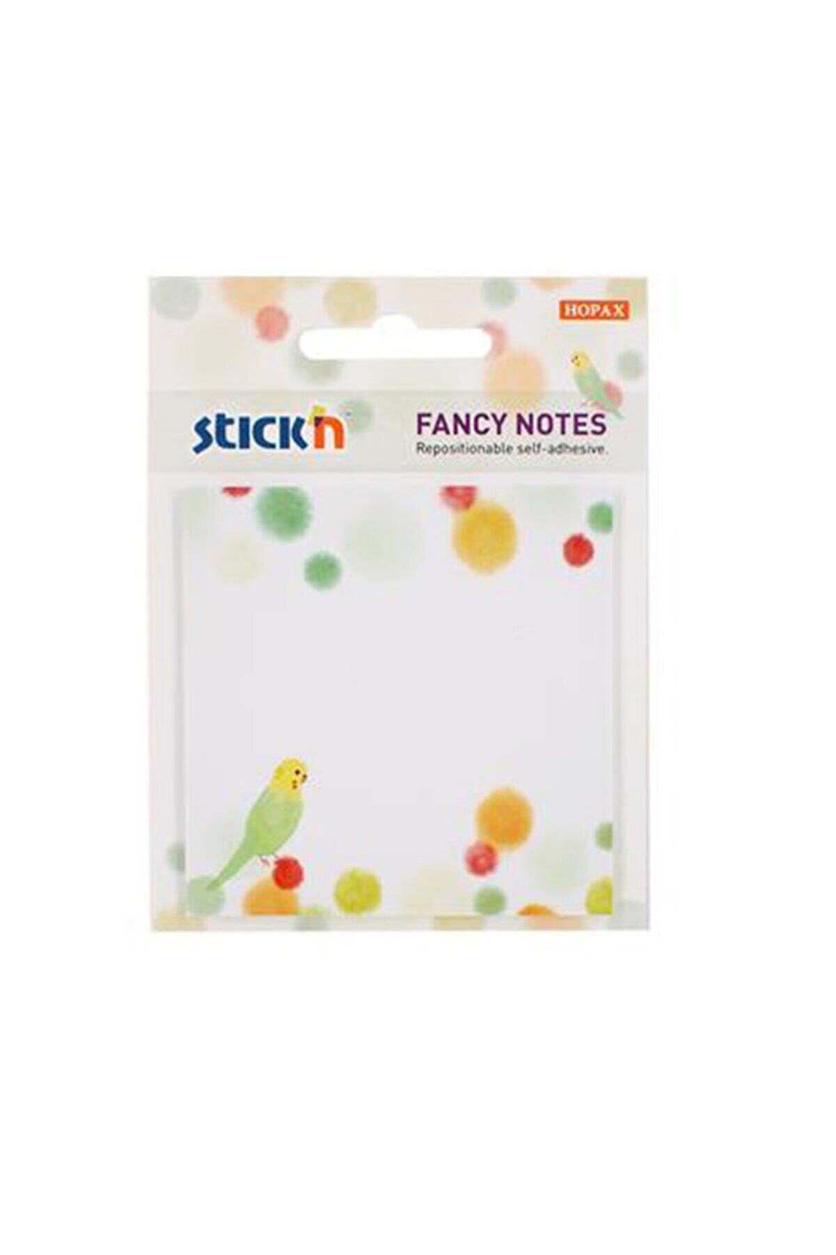 Hopax Stickn Yapışkanlı Not Kağıdı Fancy 5.seri 30 Yaprak 76x76 Mm