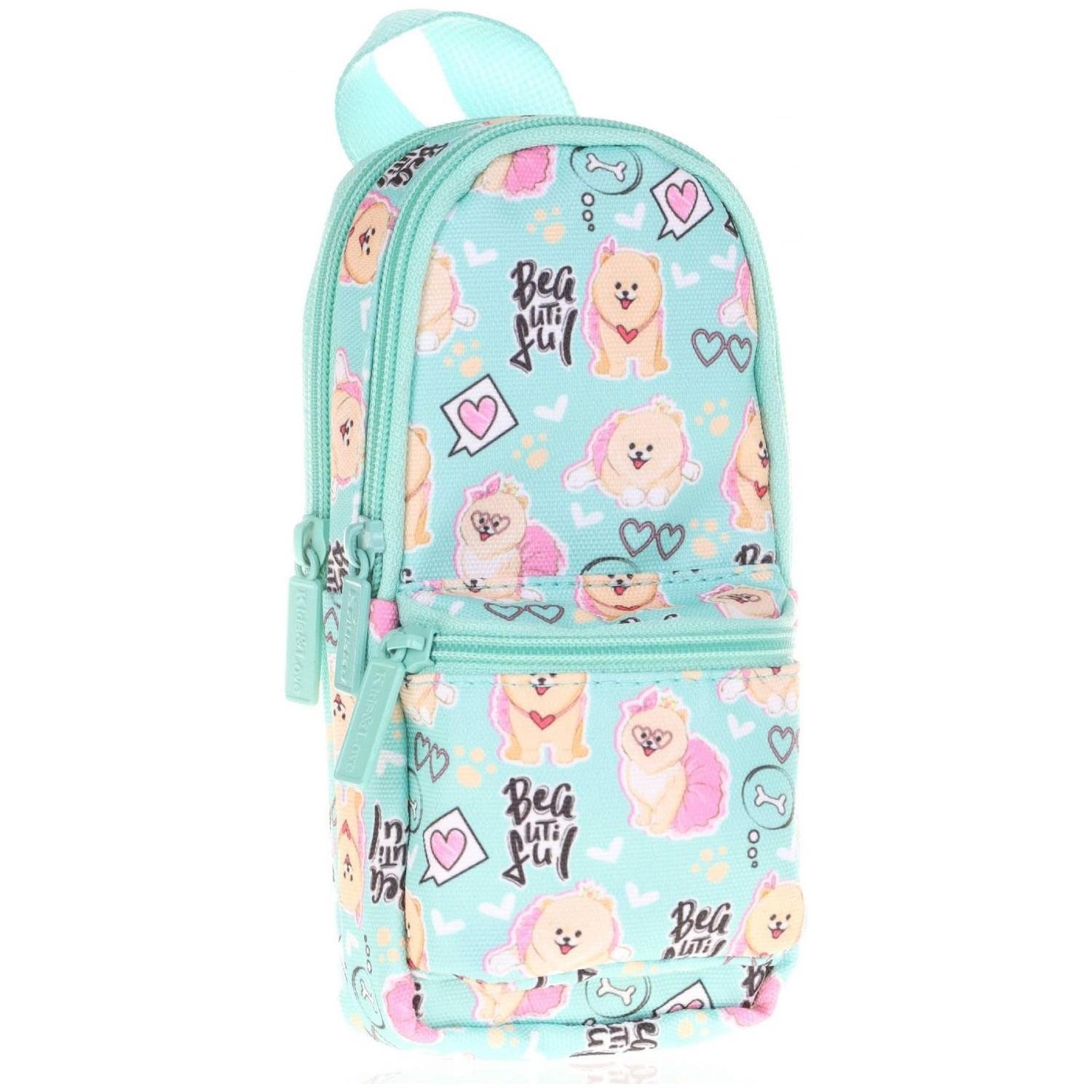 Kaukko Kalem Çantası Nature Junior Bag Dog Üç Bölmeli Kalem Çantası