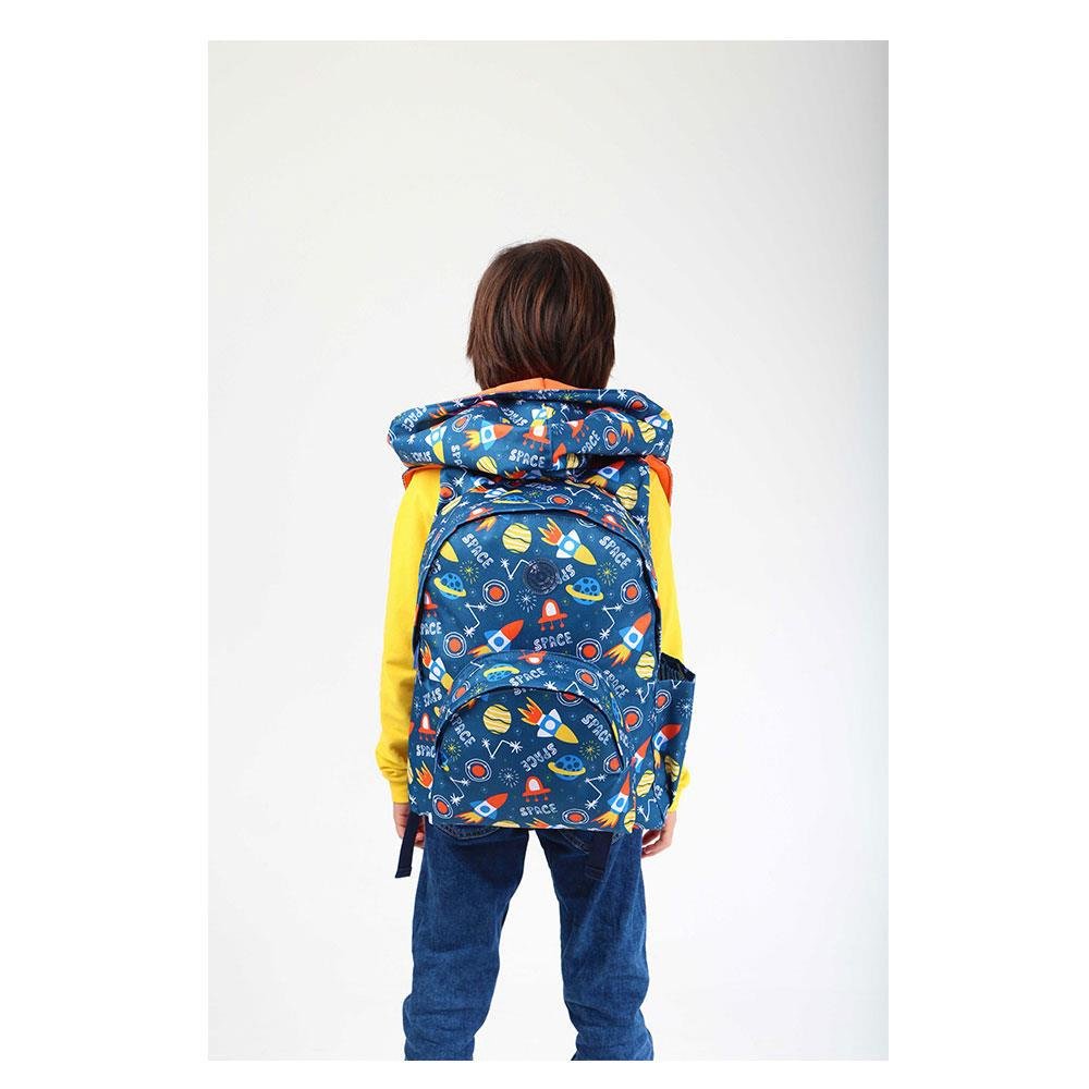 Kaukko Kids Sırt Çantası Evolution Space Su Geçirmez Okul Sırt Çantası
