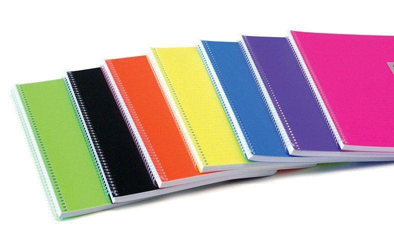 Komeks Spiralli Defter Plastik Kapak Çizgili 144 Yaprak A4 Haritametod (6 Lı Paket)