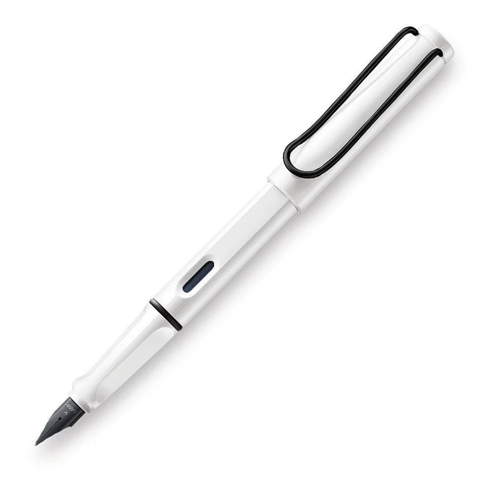 Lamy Dolma Kalem Safari Siyah Renk Klips M Uç Beyaz Dolma Kalem