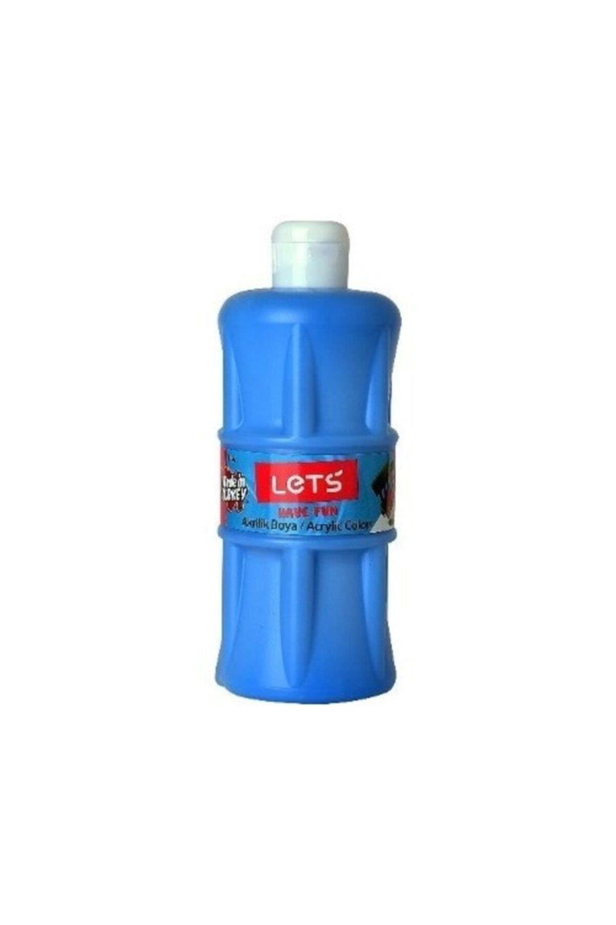 Lets Akrilik Boya 500 ML Mavi Akrilik Boya