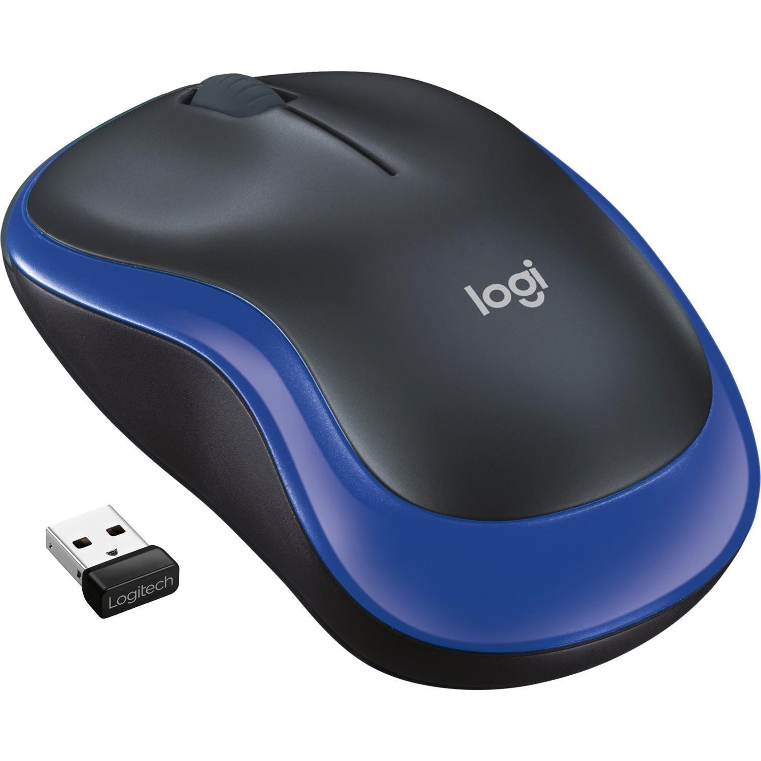 Logitech M185 Kablosuz Mouse Mavi 2.4 GHz 1000 Dpi