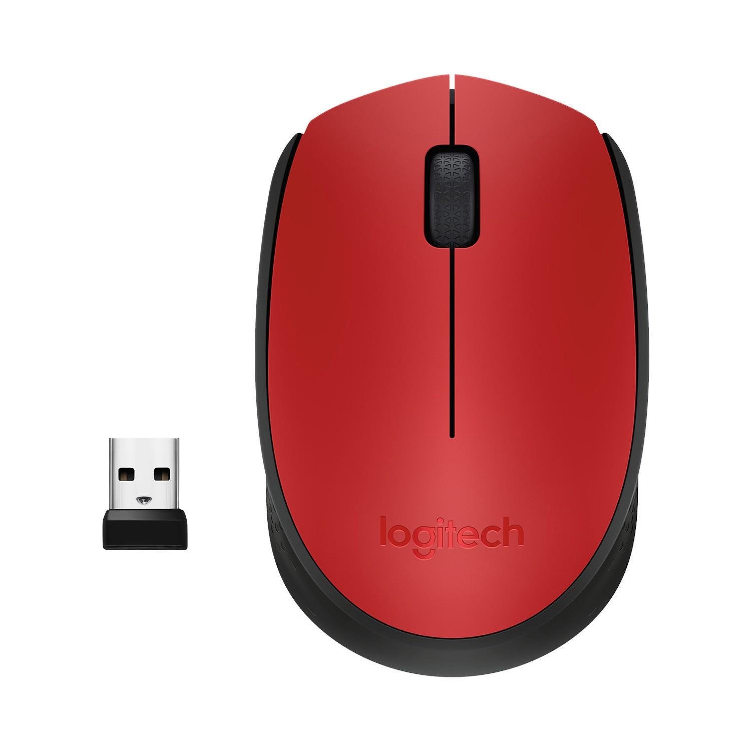 Logitech 910-004641 M171 Kablosuz Mouse Kırmızı Wireless 2.4 Ghz