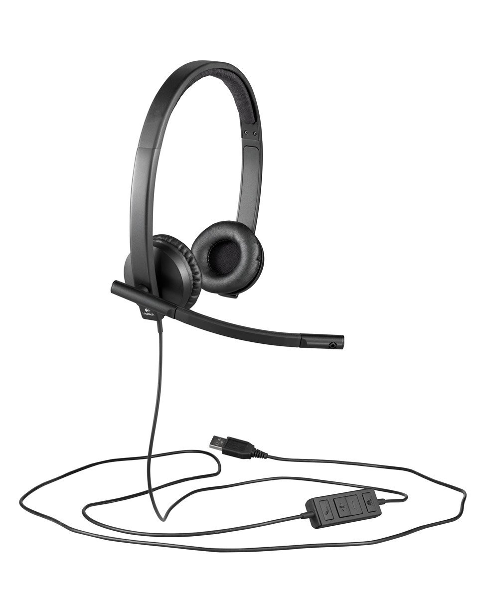 Logitech Stereo Usb Çift Taraflı Headset Mikrofonlu Kulaklık