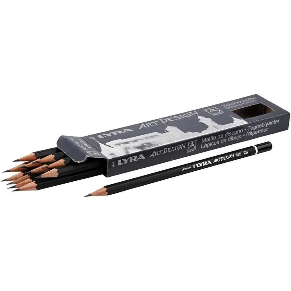 Lyra Kurşun Kalem Rembrandt Art Design 2B Dereceli Kurşun Kalem (12 Li Paket)