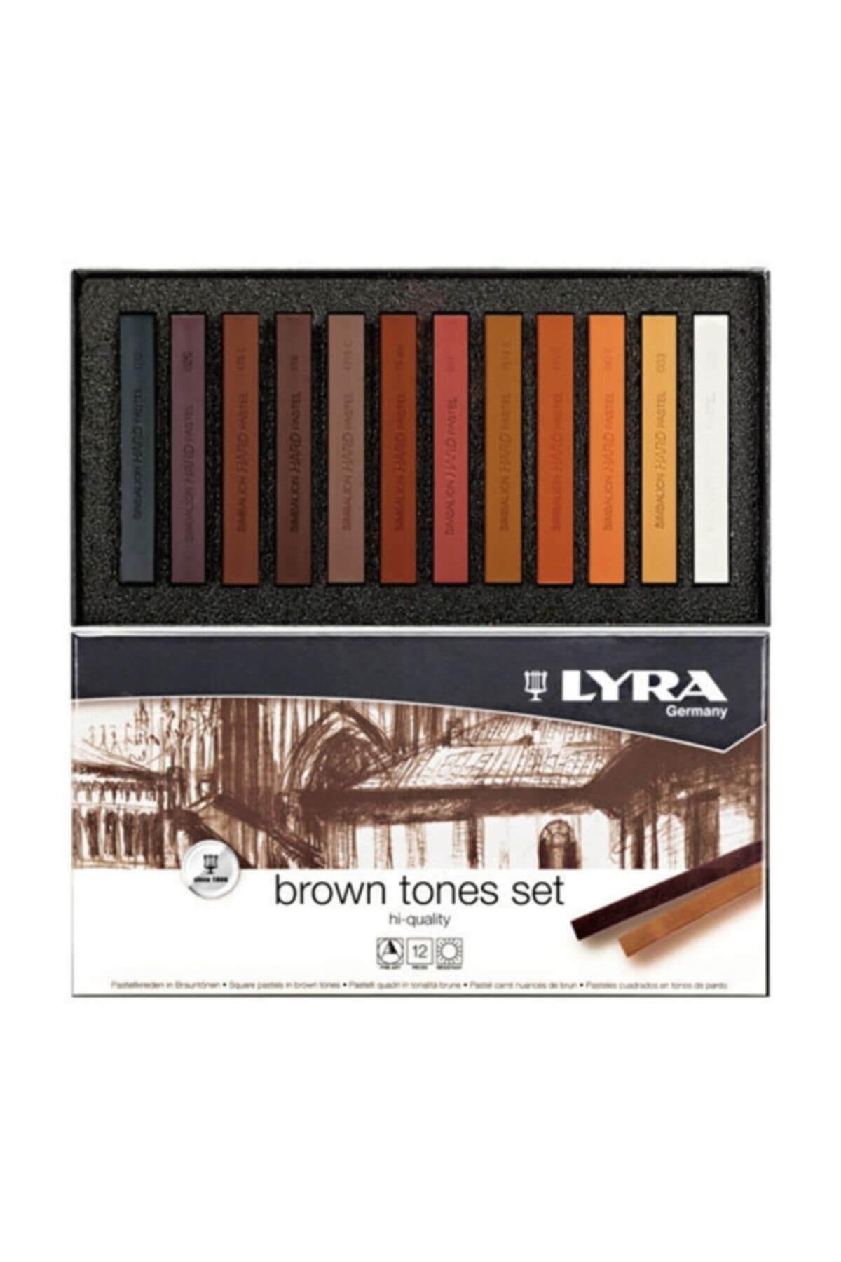 Lyra Toz Pastel Polycrayons 12 Lİ Kahverengi Tonlar 5641121