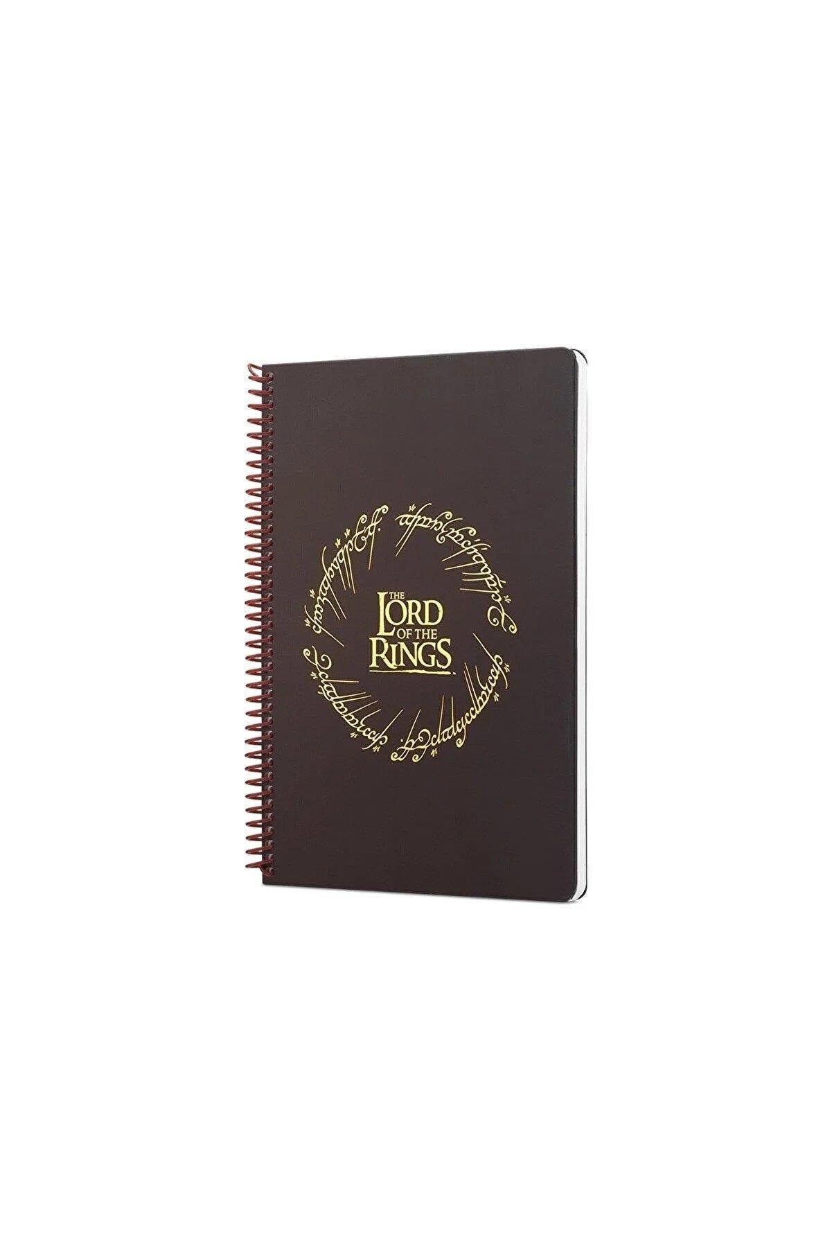 Mabbels The Lord of the Rings Spiralli Defter Kahverengi 80 Yaprak 17x24 Cm