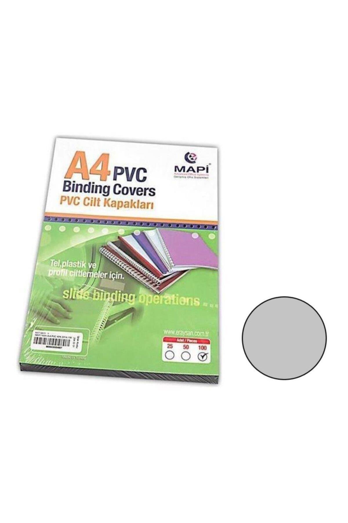 Mapi Cilt Kapağı Plastik Opak A4 160 Micron Şeffaf (100 Lü Paket)