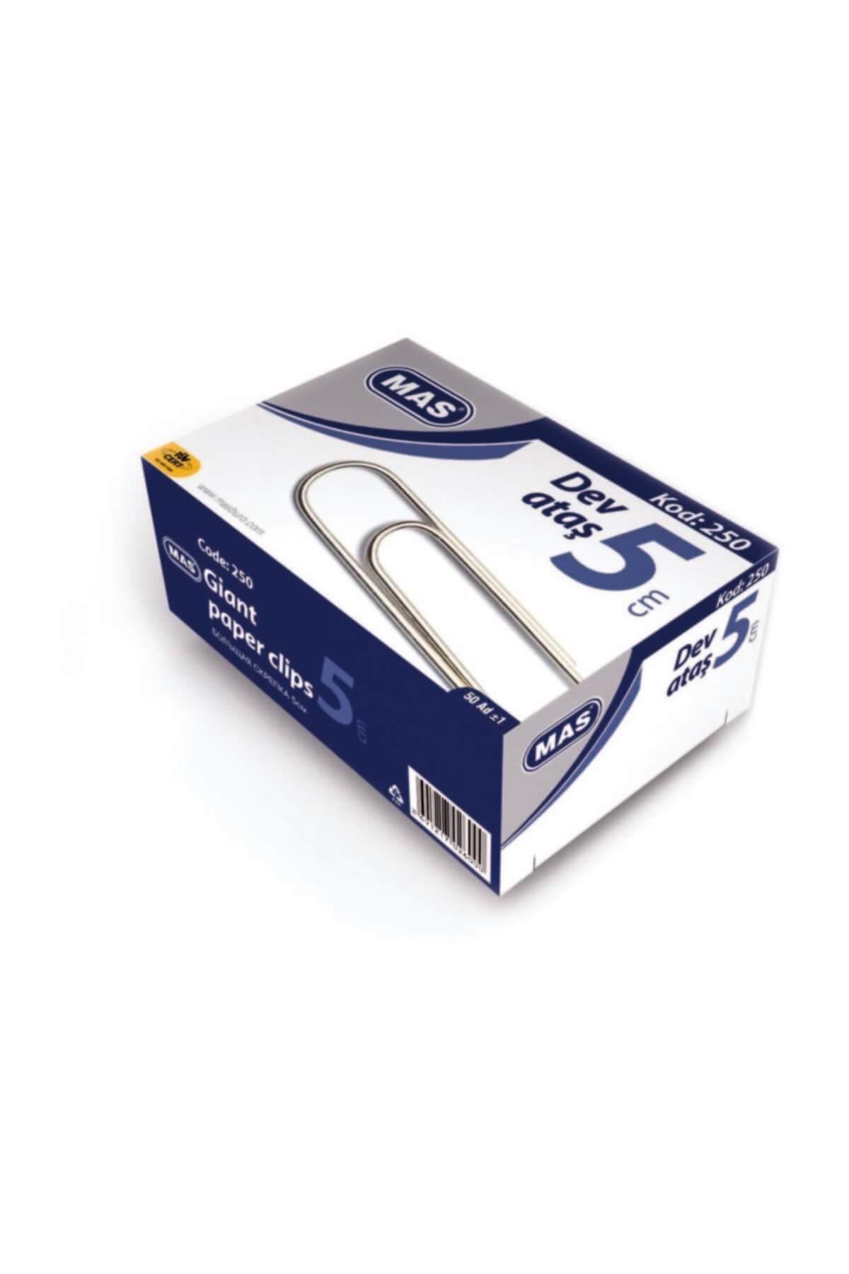 Mas Ataş Dev 5 CM Metal Büyük Ataş (1 Paket 18 Kutu)