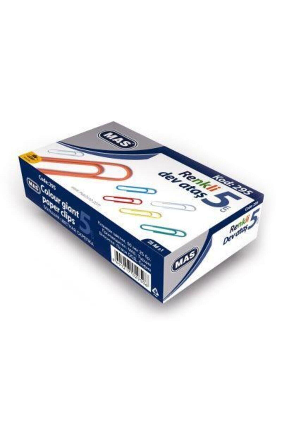 Mas Ataş Dev Renkli Pvc Kaplı 50 MM Büyük Ataş