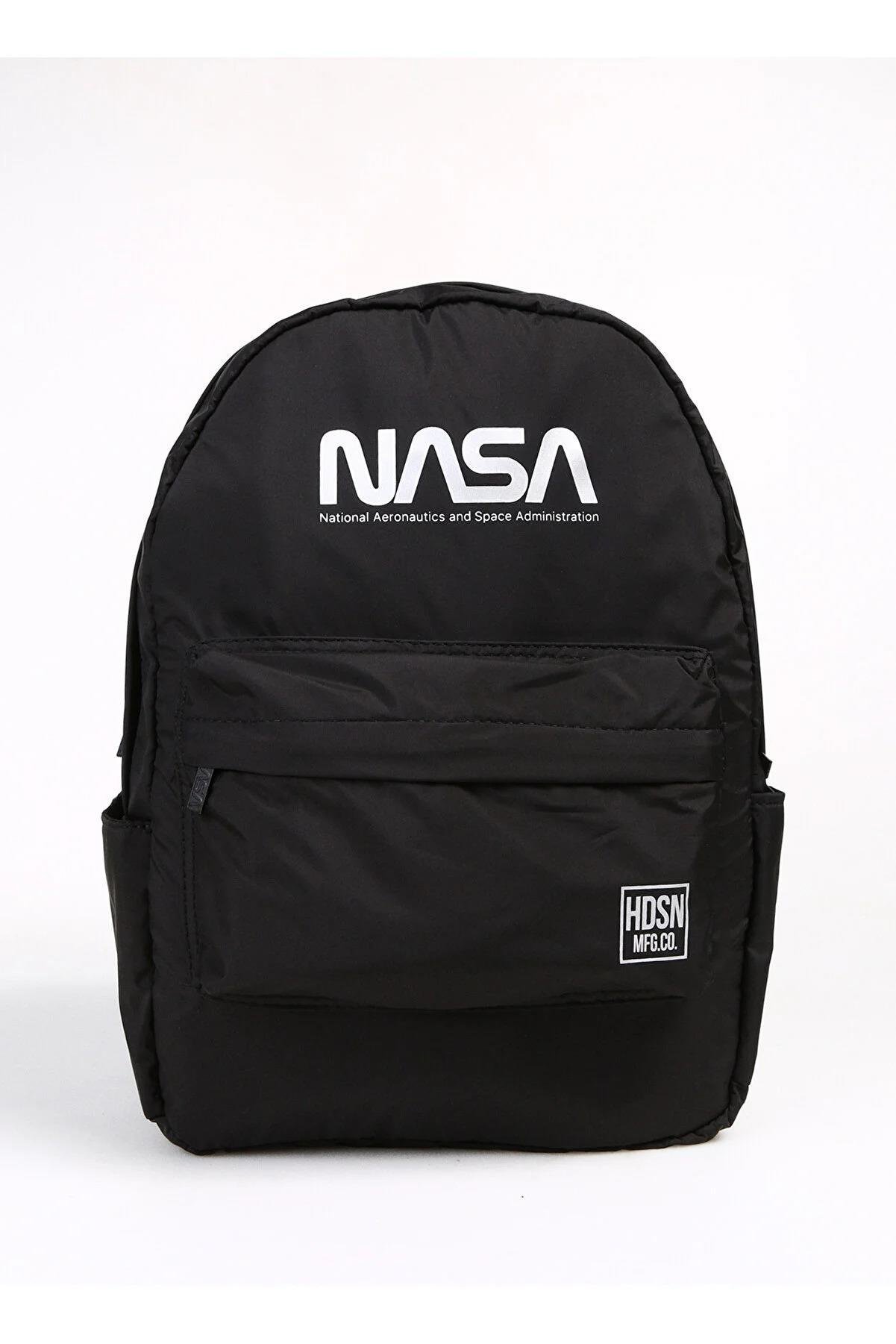 Me Çanta Siyah Nasa Paraşüt Kumaş Okul Sırt Çantası
