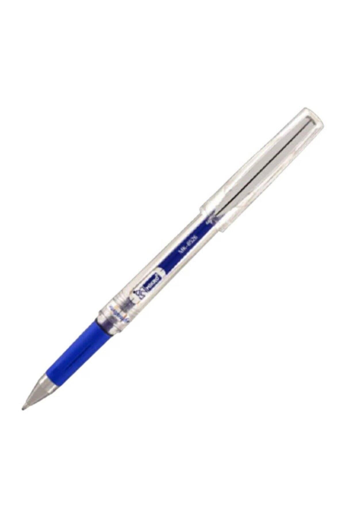 Mikro Roller Kalem Jel Bilye Uçlu 1.0 MM Mavi İmza Kalemi (12 Li Paket)