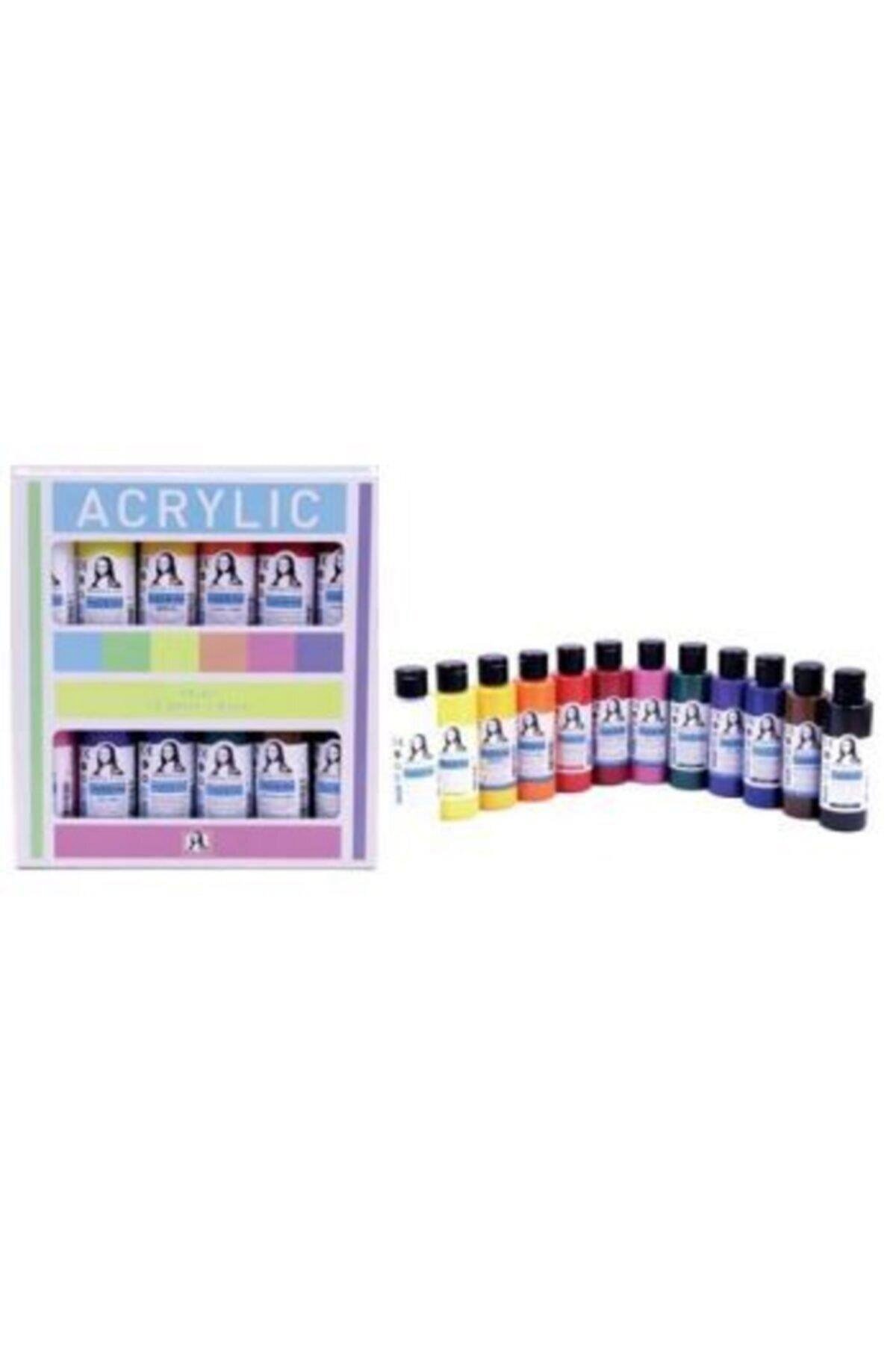 Monalisa Akrilik Boya 12x70 ML Set