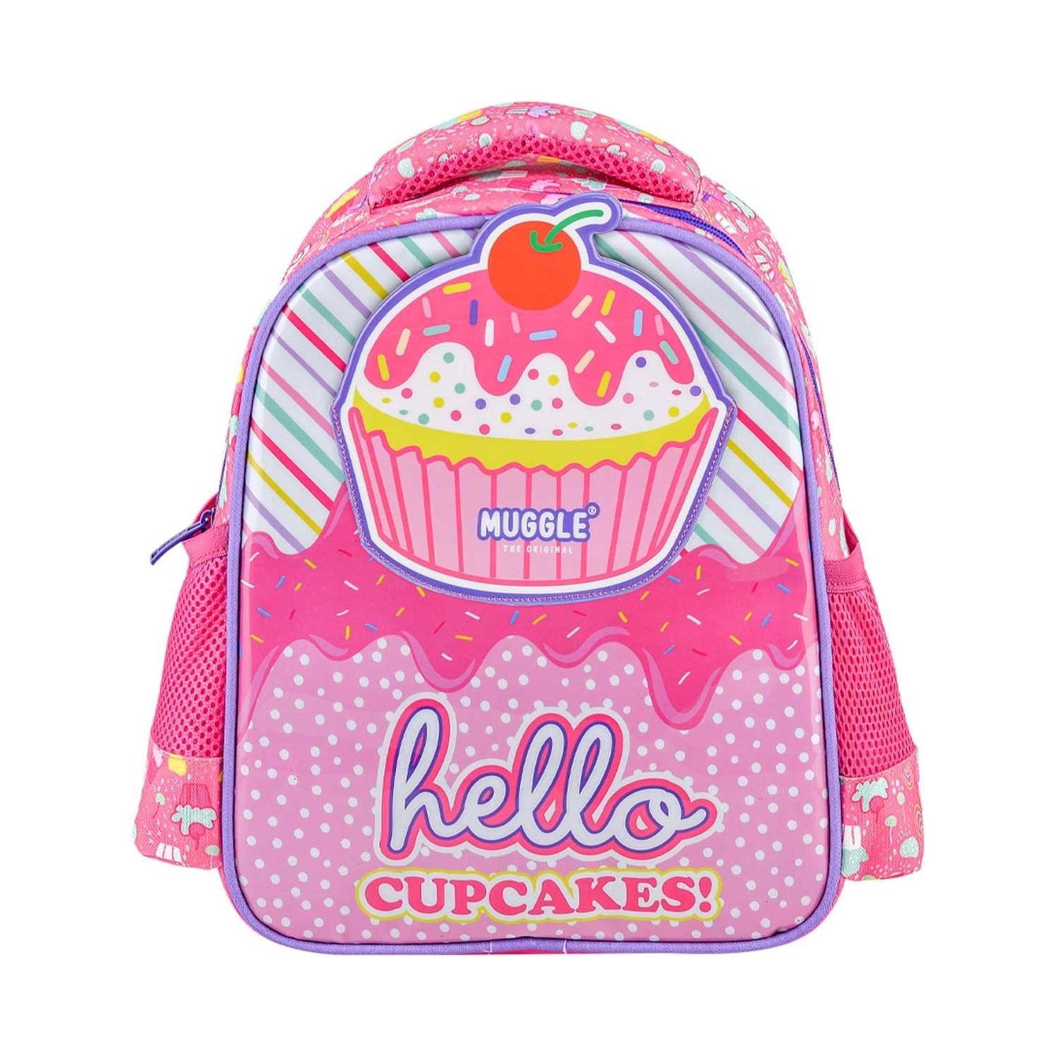 Muggle Anaokulu Çantası Cup Cake Pembe Anaokulu Sırt Çantası