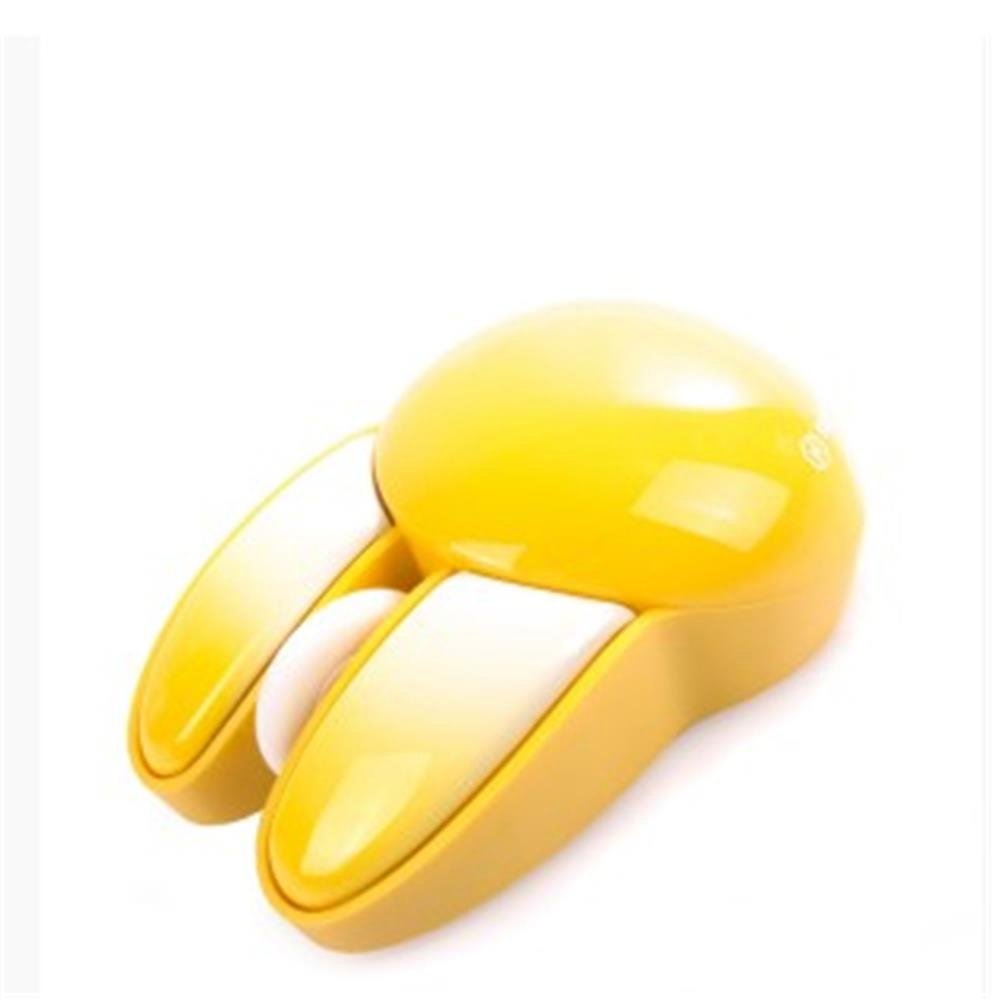 Ndneed V-TRACK sevimli Tavşan Kablosuz Sarı Bluetooth Mouse 2.4 Ghz 1000 Dpi