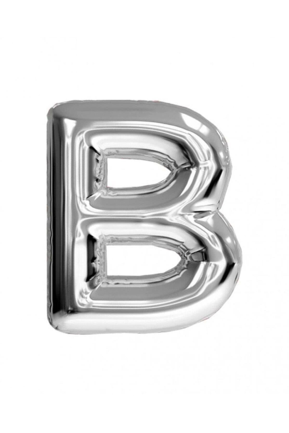 Nedi Folyo Balon 100 Cm Harf Şişirilmemiş Gümüş (b Harfi)