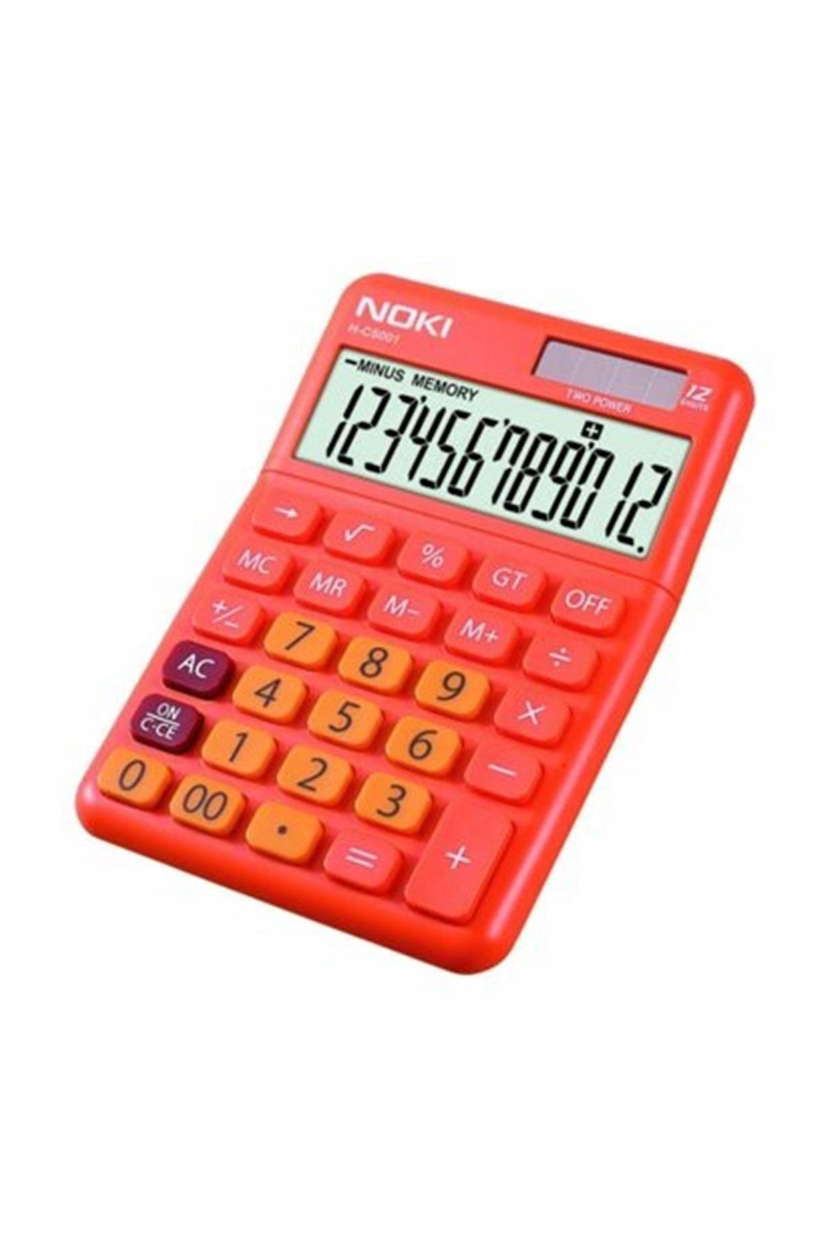 Noki H-CS001P Hesap Makinası 12 Haneli Karışık Renk
