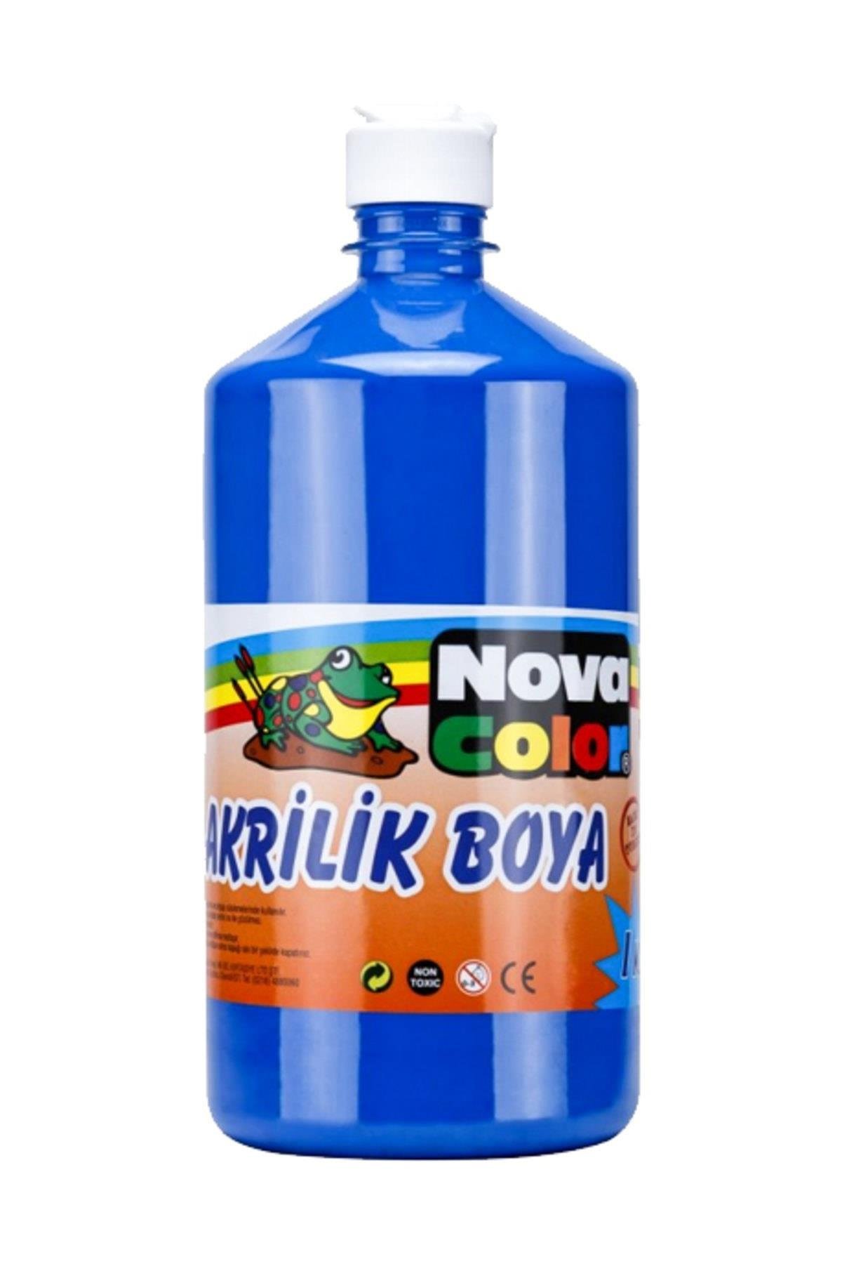 Nova Color Akrilik Boya 1 KG Mavi NC-223