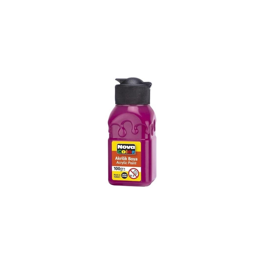 Nova Color Akrilik Boya Şişe 100 Cc Magenta Kırmızı Nc-2024