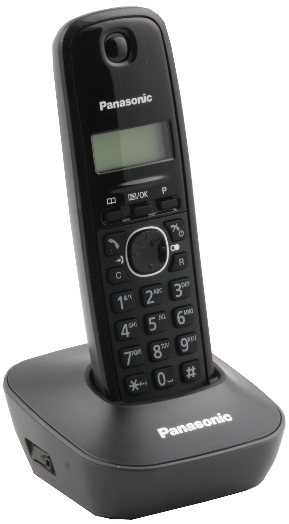 Panasonic Siyah Telsiz Dect Telefon 50 Rehber Kapasiteli Telsiz Telefon