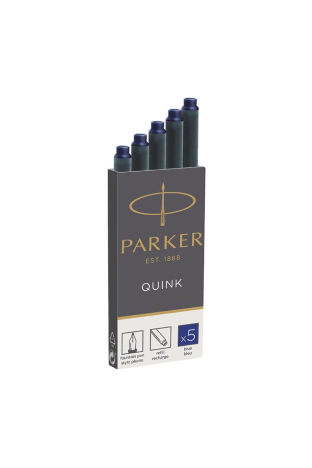 Parker Quink 1950384 Dolma Kalem Kartuşu Mavi 5 Li Kutu x 20 Paket