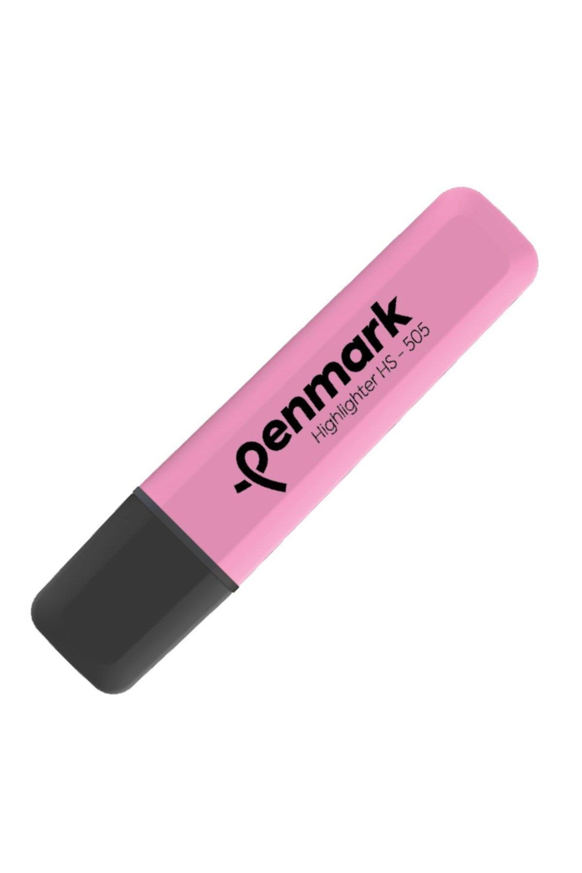 Penmark Pastel Fosforlu İşaretleme Kalemi Gül Suyu Fosforlu Kalem (10 Lu Paket)