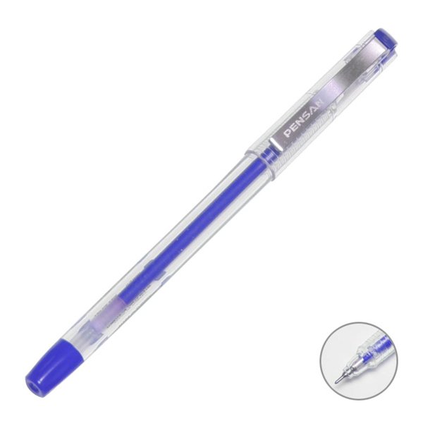 Pensan 6405 Tükenmez Kalem My-king Jel 0.5 Mm Mavi 12 Li (1 Paket 12 Adet)