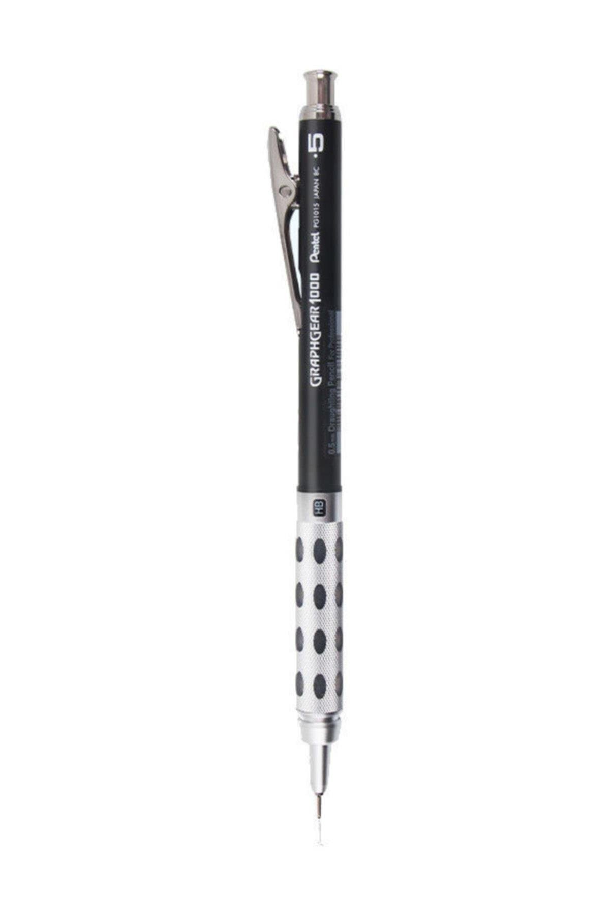 Pentel 0.5 Met.göv. Gizli Uç Tek.çiz. Ve Yazı Versatil Siyah