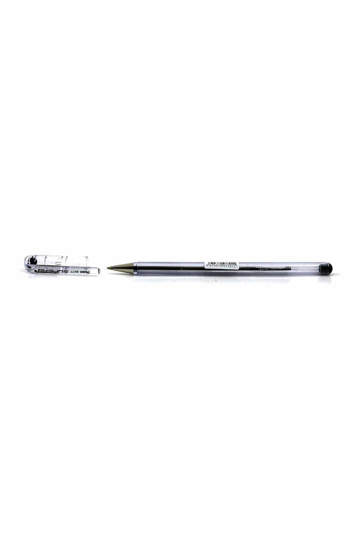 Pentel Superb 0.7 Mm Yağ Bazlı Roller Kalem Siyah 12 Li