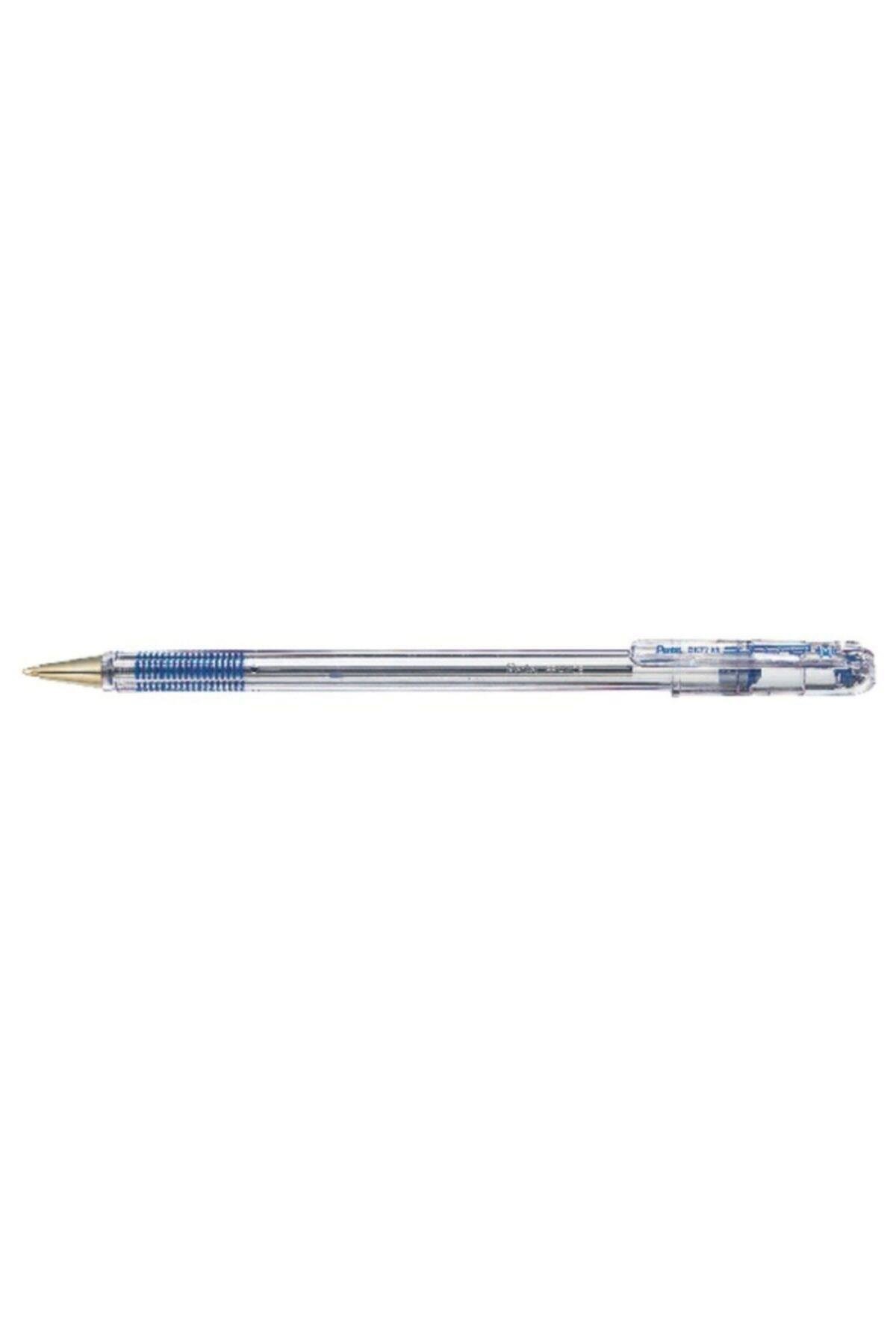 Pentel Tükenmez Kalem Superb Yağ Bazlı Roller Kalem 0.7 Mm Mavi BK77-C (12 Li Kutu)