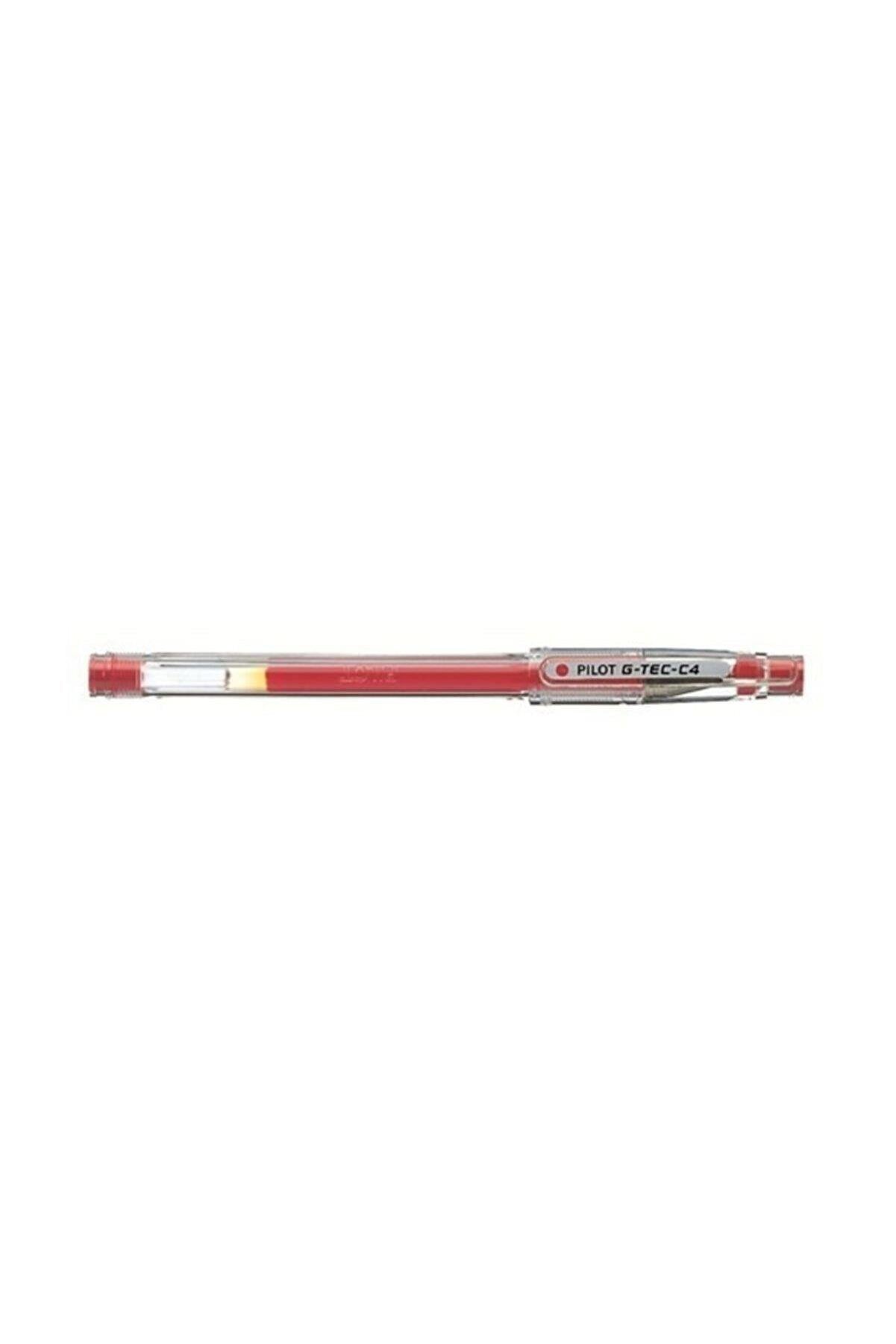 Pilot Roller Kalem G-Tec-C4 İğne Uç 0.4 MM Kırmızı (12 Li Paket)