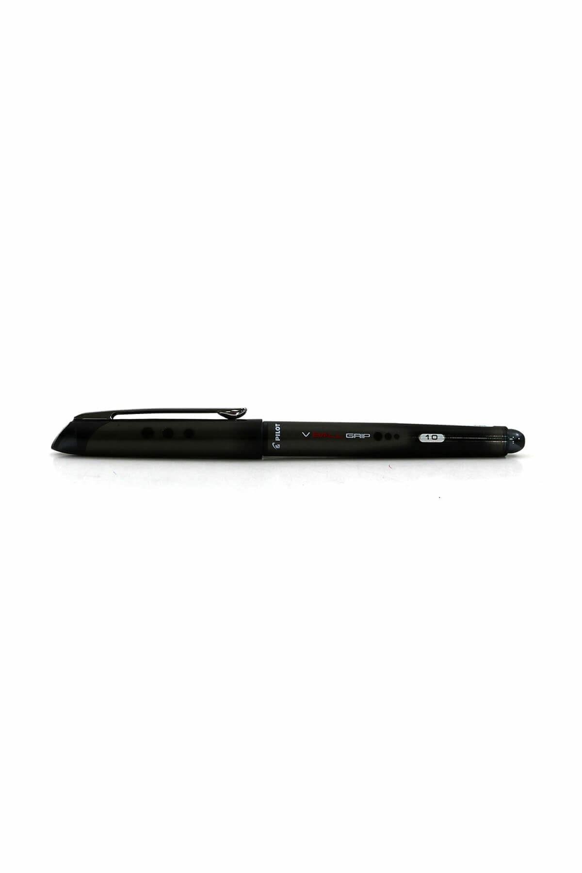 Pilot Roller Kalem V-Ball Grip Bilye Uç 1.0 MM Siyah (12 Li Paket)