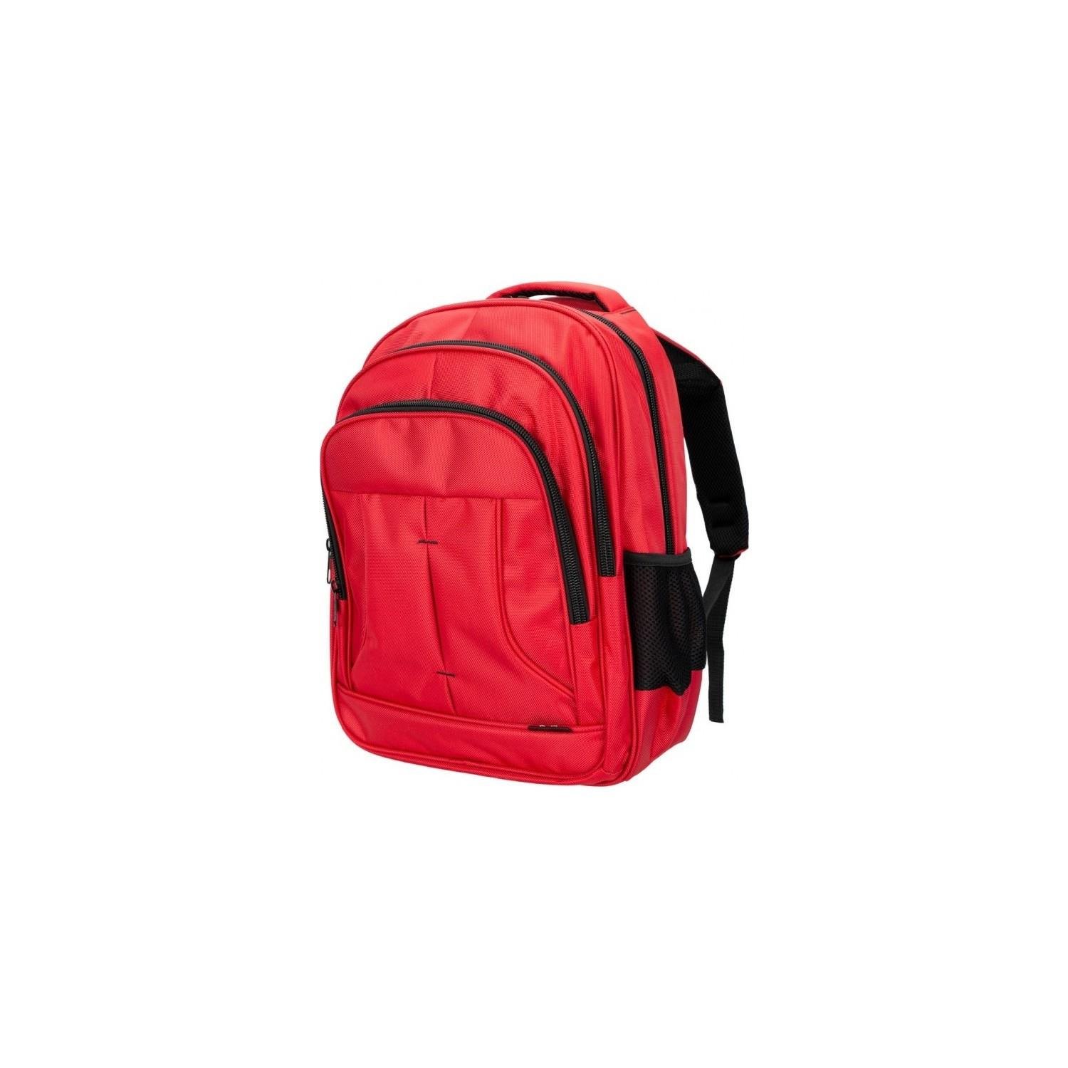 Plm City Notebook Sırt Çantası Kırmızı 15.6 - 17 Inch