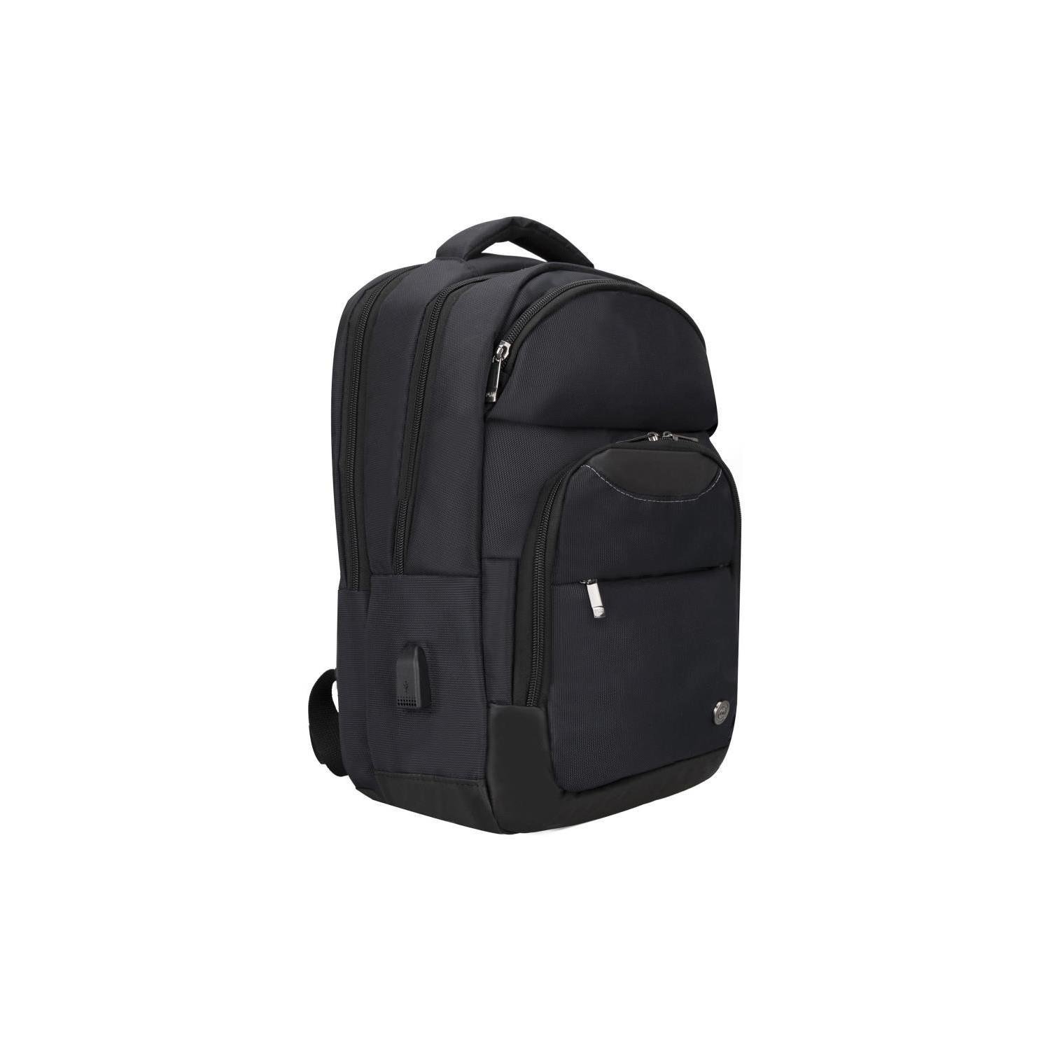 Plm Monza-Usb Notebook Sırt Çantası Siyah 15.6 Inch