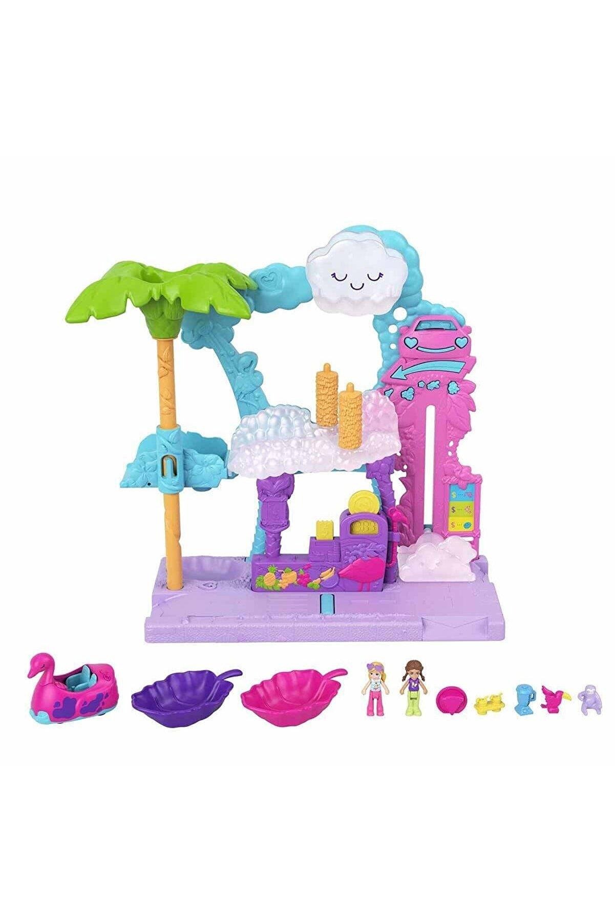 Polly Pocket Flamingo Araba Su Eğlencesi Seti
