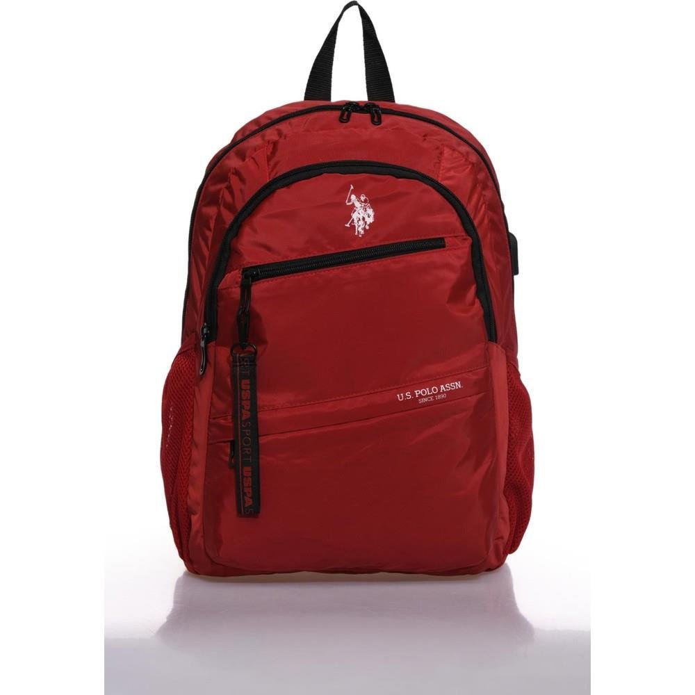 U.S. Polo Assn. Bordo Okul Sırt Çantası