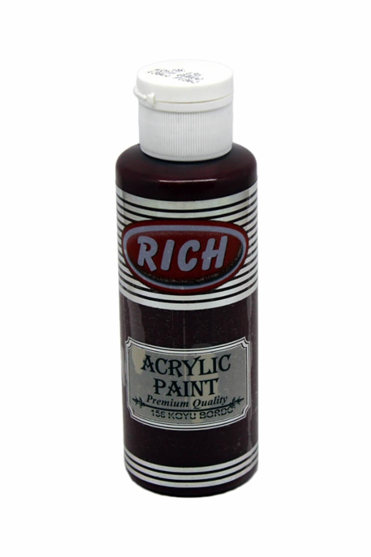 Rıch Akrilik Boya 130 CC Koyu Bordo (Dark Burgundy) AK-130-156