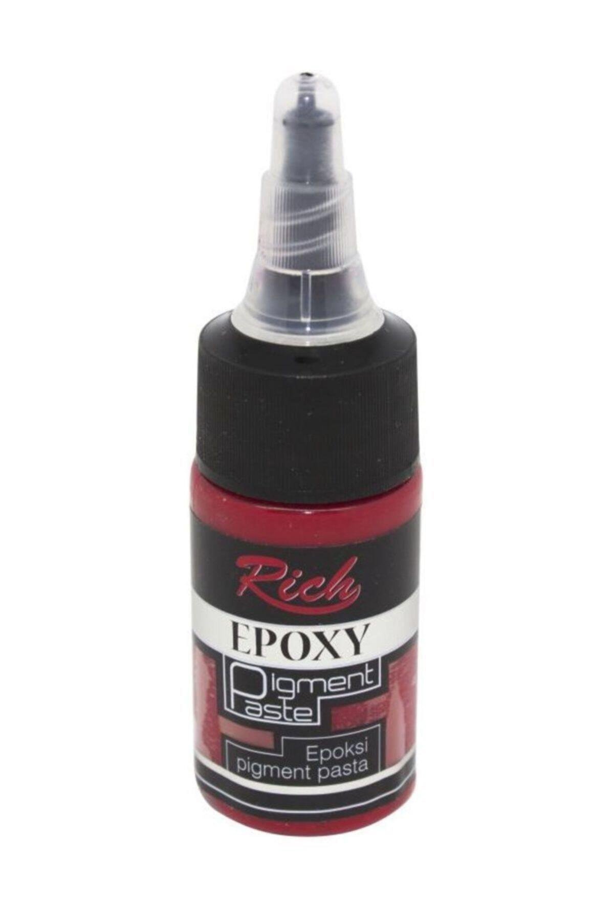 Rich Epoksi Pigment Pasta Opak 20 CC Bayrak Kırmızı