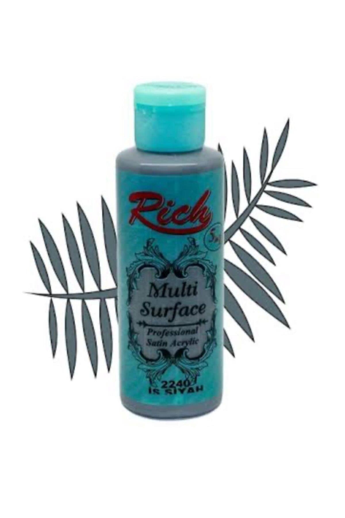 Rich Multi Surface 120 CC İs Siyah Akrilik Boya