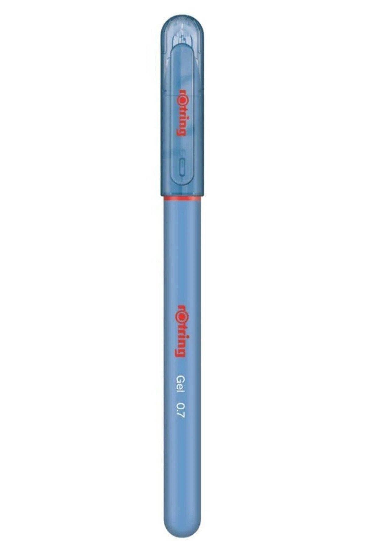 Rotring Jel Kalem 0.7 MM Açık Mavi Jel Kalem (12 Li Paket)