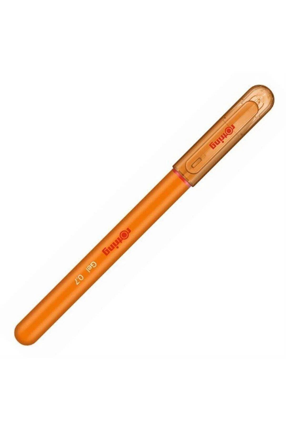 Rotring Jel Kalem 0.7 MM Turuncu Jel Kalem (12 Li Paket)