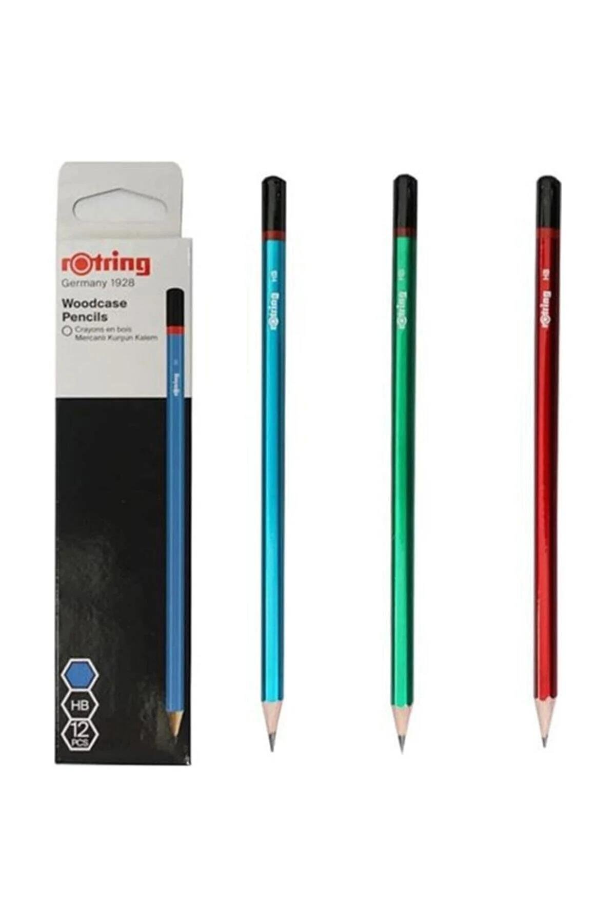 Rotring Kurşun Kalem Mercanlı Kurşun Kalem (12 Adet Kurşun Kalem)