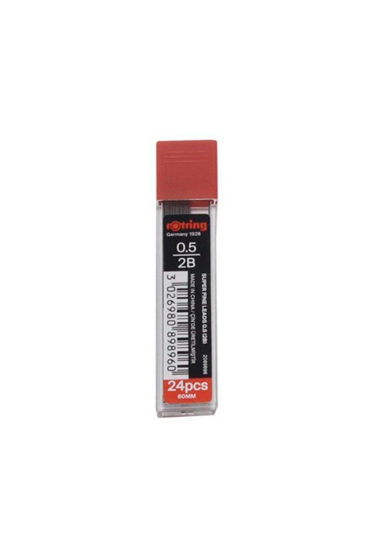 Rotring Min Super Polymer 2B 0.5 MM 2089896 (1 Paket 12 Tüp)